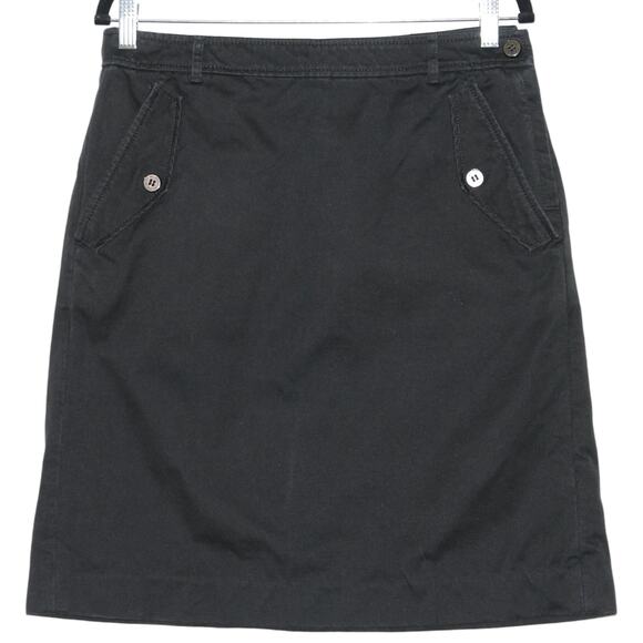 Marc Jacobs Black Denim Mini Skirt Size 10 - Picture 2 of 7